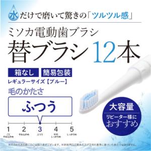 ふるさと納税 箕面市 【エコ包装】水だけで磨くMISOKA電動歯ブラシ 替ブラシ レギュラーサイズ(...