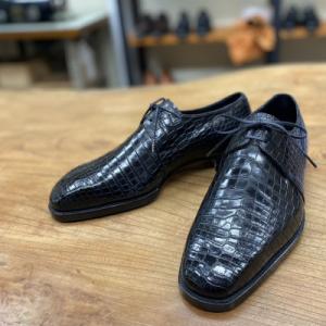 ふるさと納税 忠岡町 【紳士本革靴】クロコダイ...の詳細画像2