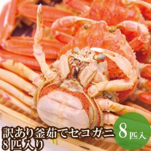 【訳あり】釜茹でセコガニ8匹入り　07-09