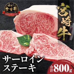 内閣総理大臣賞4連覇 宮崎牛 A4～A5 黒毛和牛 牛肉 サーロインステーキ用 800g(4枚入り)