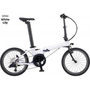 ふるさと納税 四日市市 電動アシストオリタタミ自転車　DAHON International Unio White Lily