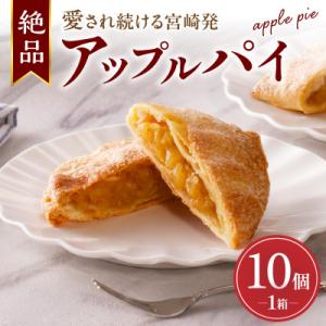 ふるさと納税 宮崎市 宮崎発　アップルパイ　10個入り×1箱｜さとふる