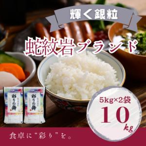 令和8年産【先行受付】2026年9月以降発送【蛇紋岩銀粒　彩りの舞10kg】