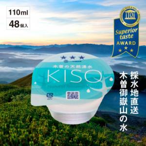 ふるさと納税 木曽町 ミネラルウォーター「木曽の天然湧水KISO」110mlカップウォーター(48個...