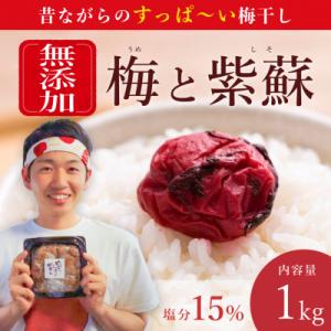 【無添加梅干し】天日塩と紫蘇だけで漬けた梅干し　梅ボーイズ|南高梅