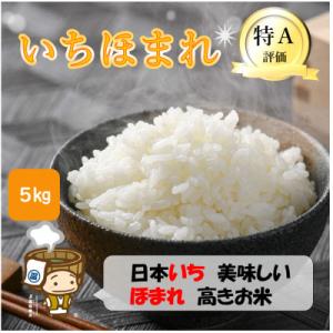 【令和7年産】いちほまれ 精米 5kg×1袋《お米マイスターが発送直前に精米!》