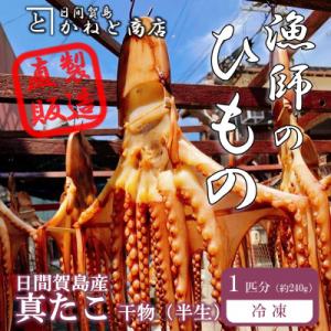 ふるさと納税 南知多町 訳あり たこ 干物 1匹分 約200g