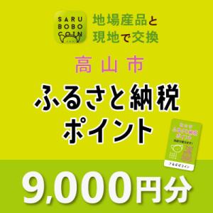 ふるさと納税 高山市 高山市ふるさと納税ポイント 9,000pt 【SB004】