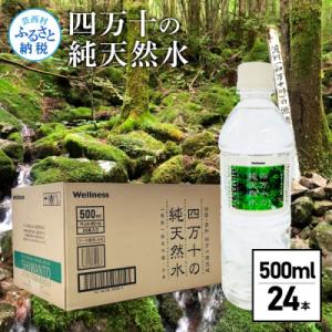 ふるさと納税 芸西村 四万十純天然水　500ml×24本