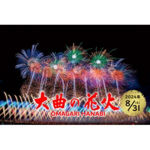 ふるさと納税 大仙市 第96回全国花火競技大会「大曲の花火」 有料観覧席/プラチナペア席2名