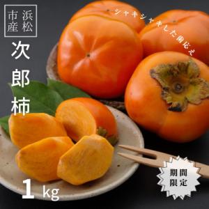 【2026年先行受付】静岡県産 次郎柿 約1kg(4～6個)