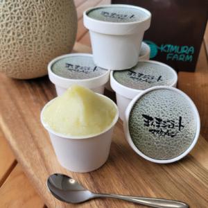 【まるでメロン!驚異の果汁70%】まんまジェラート ～マスクメロン～ 100ml×5個