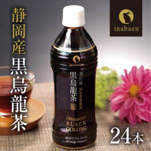 ふるさと納税 牧之原市 静岡県牧之原産 国産黒烏龍茶ペットボトル 500ml×24本セット