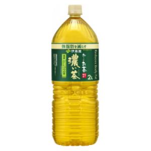【機能性表示食品】 お～いお茶　濃い茶2L×2ケース(12本)