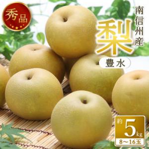 【南信州産】豊水 秀品 約5kg 8玉～16玉<2026年9月上旬～順次発送予定>
