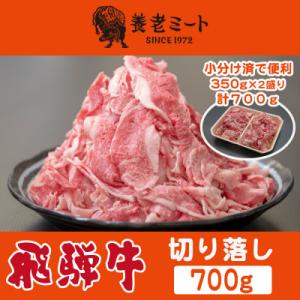 ふるさと納税 養老町 飛騨牛　切り落し　700g(350g×2盛りで小分け済)