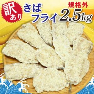 ふるさと納税 神栖市 【訳あり】規格外　さばフライ　2.5kg