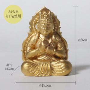 ふるさと納税 甲斐市 純金 K24 大日如来像...の詳細画像1