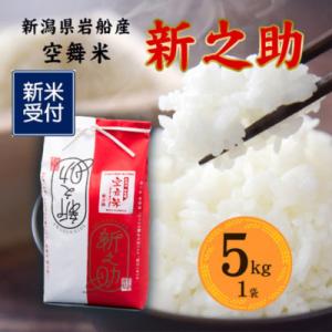 【新米受付・令和8年産米】空舞米 新之助 5kg　新潟県 村上市 岩船産 1063005N