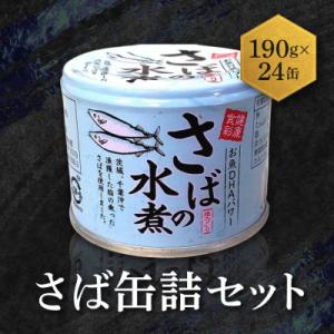 さば缶詰24缶セット(水煮)