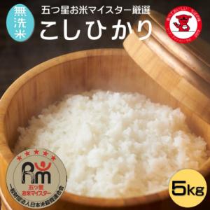 千葉県産コシヒカリ 無洗米 5kg【五ツ星お米マイスター厳選】