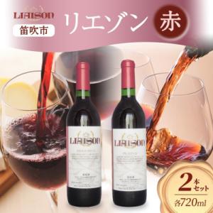 ふるさと納税 笛吹市 赤ワイン Liaison 2種 飲み比べ 各1本 計2本セット 日川中央葡萄酒...