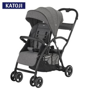 ふるさと納税 犬山市 カトージ ベビーカー2ーSeater next(ブラックチェック)