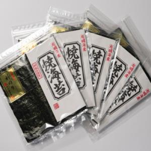 極厚!!(厚みと重さ1.5倍)新海苔　焼海苔5袋セット　全形5枚×5袋　福岡有明のり(大川市)