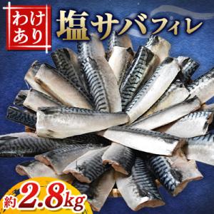 【訳あり】定塩ノルウェーさばフィレ　約2.8kg