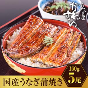 国産うなぎ蒲焼5尾セット(総量750g以上)