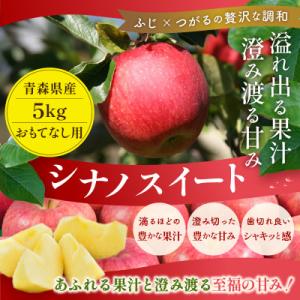 【26年10月より順次発送】平均糖度13度以上! シナノスイート 約5kg おもてなし用　青森りんご