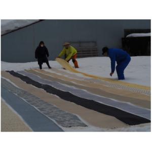 ふるさと納税 新潟県 麻織物の雪晒しと仕立て直しの詳細画像1