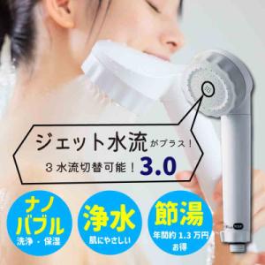 ふるさと納税 山県市 シャワーヘッド バブリージョワー3.0 浄水×ナノバブル 塩素除去 ミスト ジ...