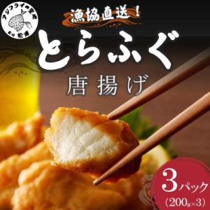 漁協直送　とらふぐ唐揚げ600g
