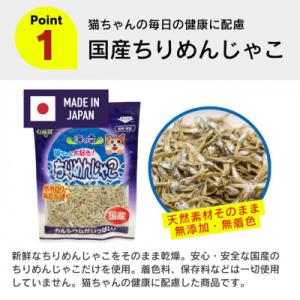 ふるさと納税 久留米市 くいしんぼ 猫用ちりめ...の詳細画像1