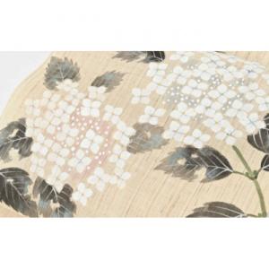 ふるさと納税 伊丹市 名古屋帯 麻 紫陽花柄 ...の詳細画像2