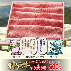 神戸牛 しゃぶしゃぶ & すき焼き用  計500g YBS2