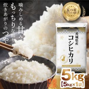 令和7年産 茨城県産 コシヒカリ 精米 合計5kg(5kg×1袋)