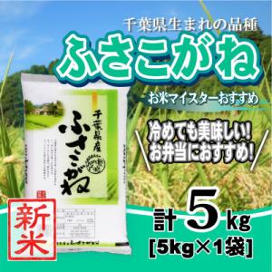 【令和7年産】千葉県産「ふさこがね」精米 5kg(5kg×1袋)