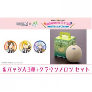 ふるさと納税 袋井市 クラウンメロン メッセージ付&amp;SideM×袋井市「S.E.M」オリジナル衣装 ...