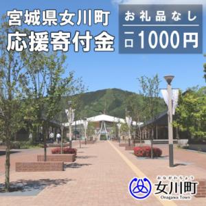 ふるさと納税 女川町 【返礼品なし】女川町への応援寄附(一口1,000円)