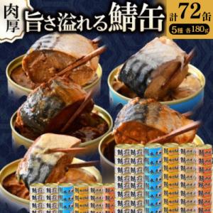 鯖缶詰72缶A(醤油・唐辛子・生姜・味噌煮・水煮) こだわりも身もギュッと詰め込んださば缶