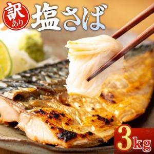 【訳あり】ノルウェー産　塩さば　フィレ　約3kg