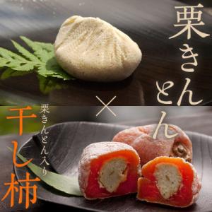 ふるさと納税 中津川市 【老舗 くり屋南陽軒】「栗きんとん」10個入と栗きんとん入り干し柿「栗柿」10個入セット 1箱