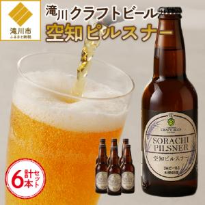 ふるさと納税 滝川市 「ソラチエース」使用のピルスナー6本
