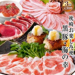 ふるさと納税 枕崎市 定期便枕崎お楽しみ便(黒豚・海の幸)