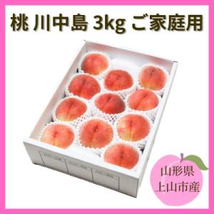 桃(川中島)3kg　ご家庭用　0055-2604