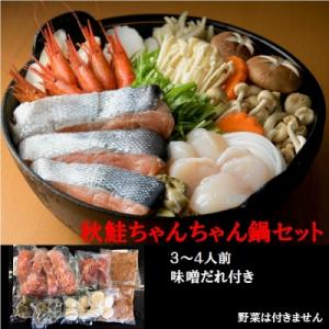 ふるさと納税 根室市 【北海道根室産】秋鮭ちゃんちゃん鍋セット(3〜4人前) A-01014