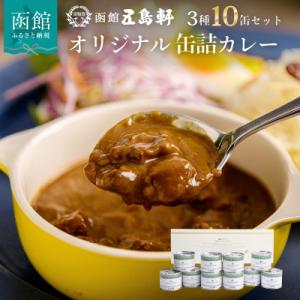 ふるさと納税 函館市 五島軒　オリジナル缶詰カレー10缶ギフト_HD030-010