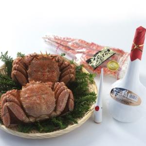ふるさと納税 釧路市 釧路福司「鶴」本醸造と毛蟹、タラバガニセット ふるさと納税 酒 かに F4F-5470